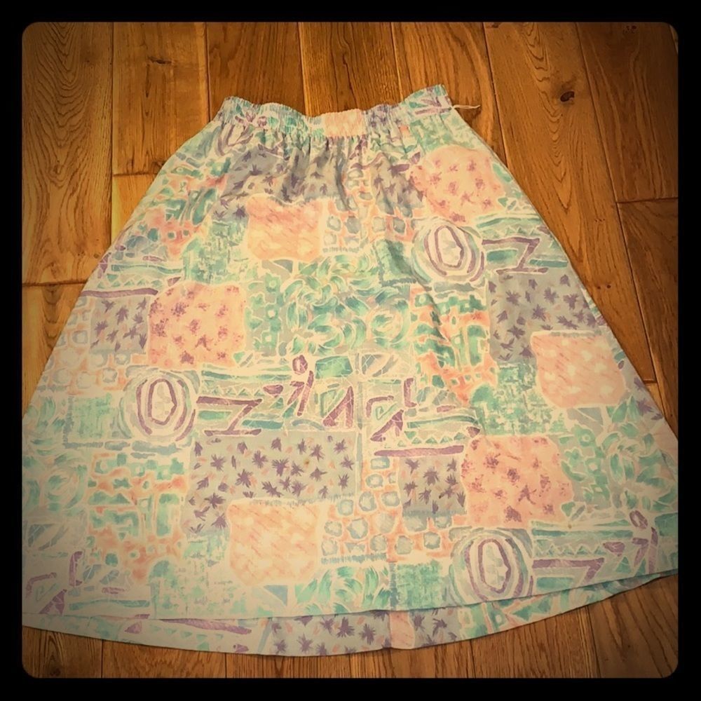 ‎Vintage geometric skirt